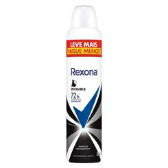 Desodorante Aerosol Rexona Invisble Feminino 72h 250ml