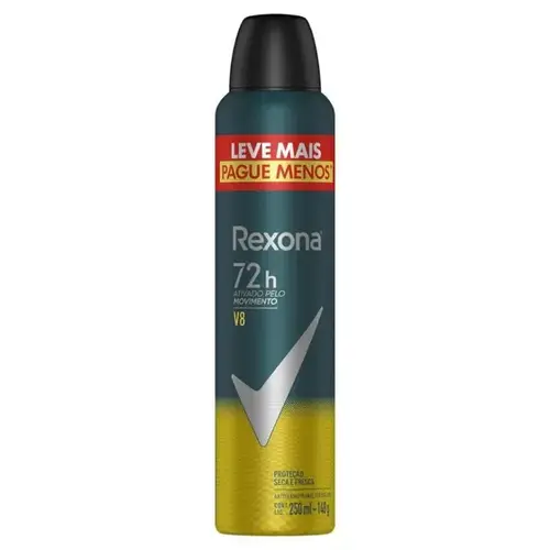 Desodorante Aerosol Rexona Men V8 72h 250ml