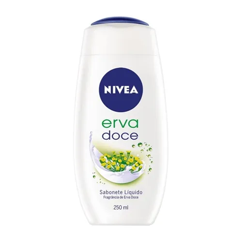 Sabonete Hidratante Nivea erva doce, líquido, 250mL