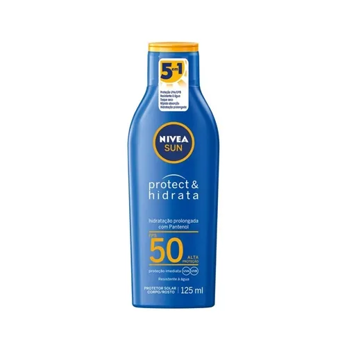 Protetor Solar Nivea Sun Protect & Hidrata FPS 50, 125mL