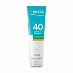 Protetor Solar Sunless Oil Free loção, FPS 40, 120g