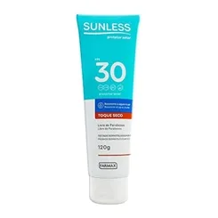 Protetor Solar Sunless Toque Seco loção, FPS 30, 120g