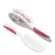 Kit para Cabelo Kuka pente + escova, rosa e branco
