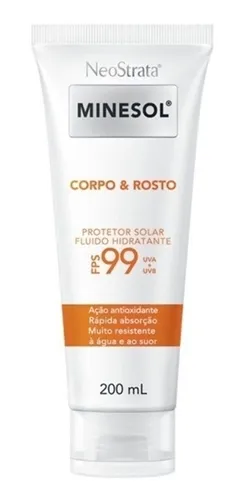 Protetor Solar NeoStrata Minesol Corpo & Rosto FPS 99, 200mL