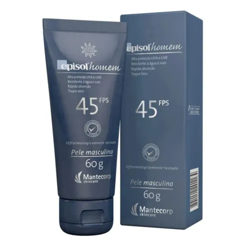 Protetor Solar Episol Homem FPS 45, 60g