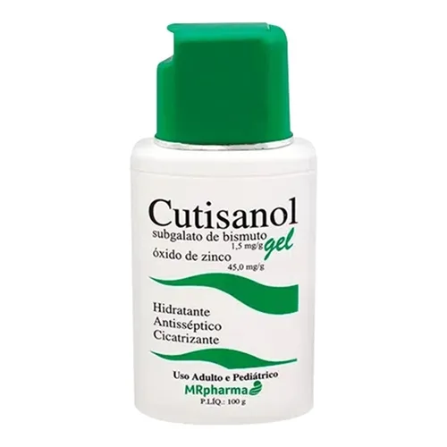 Cutisanol Gel 1,5mg/g + 45mg/g, tubo com 100g de gel de uso dermatológico