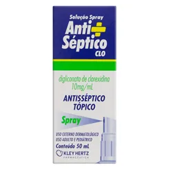 Antimais Séptico Hertz 21mg/mL + 1,33mg/mL, caixa com 1 frasco spray com 50mL de solução de uso dermatológico