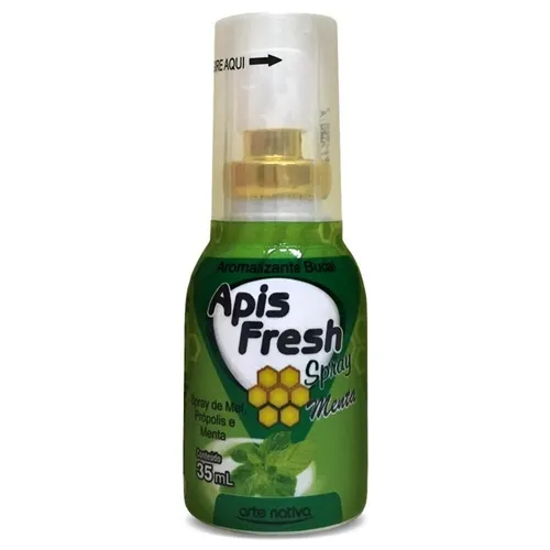 Spray Mel e Própolis Apis Fresh menta, 35mL