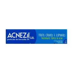 Acnezil 50mg/g, caixa com 1 bisnaga com 20g de gel de uso dermatológico