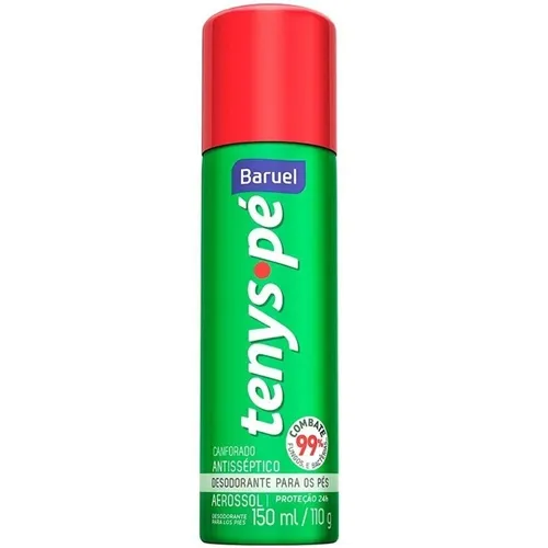 Desodorante para Pés Tenys Pé Baruel Canforado aerosol, 150mL