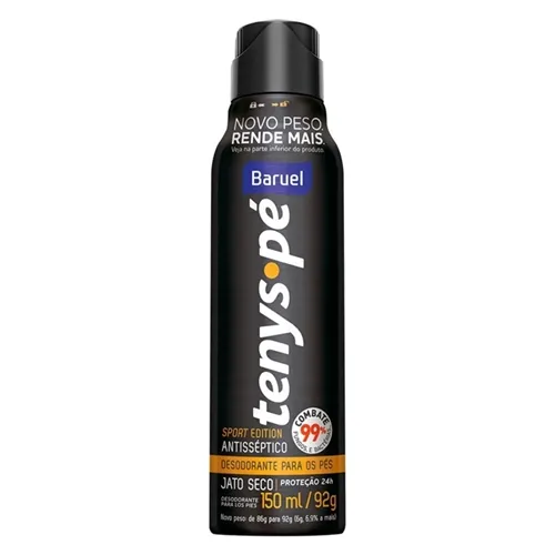 Tenys Pé Baruel Sport Edition jato seco, com 150mL