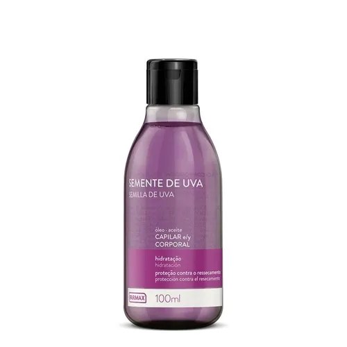 Óleo Capilar e Corporal Farmax uva, 100mL