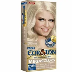 Tintura Cor & Ton Mega Colors 12.891 Louro Super Pérola