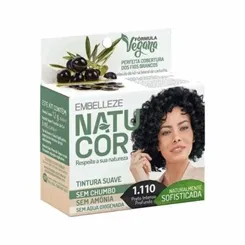 Tintura Natucor nº 1.110 preto intenso profundo