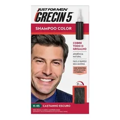 Shampoo Color Grecin 5 castanho escuro