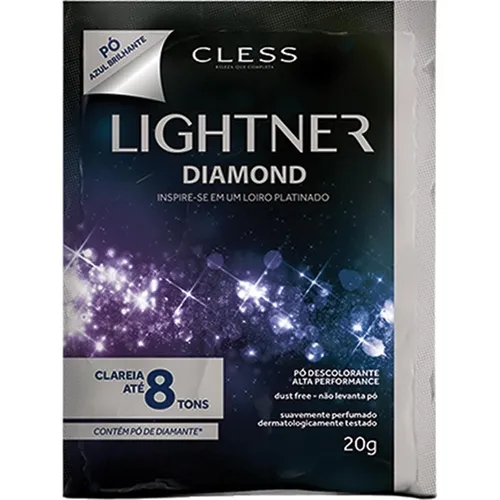 Pó Descolorante Lightner Diamond sachê, 20g