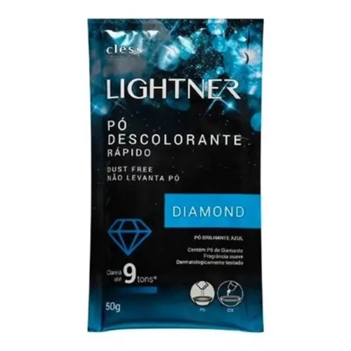 Pó Descolorante Lightner Diamond sachê, 50g