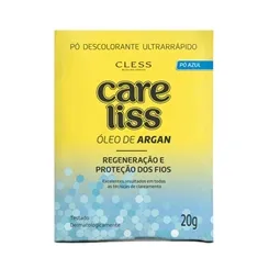 Pó Descolorante Care Liss óleo de argan, 20g