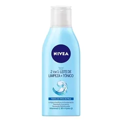 Loção Nivea 2 em 1 Leite de Limpeza + Tônico 200mL
