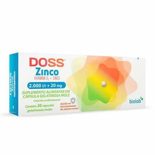 DOSS ZINCO CAPS 2000IU x 30 /20 - BIOLAB-SANUS FARMA