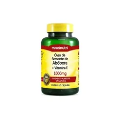 OLEO SEMENTE ABOBO CAPS 1000MG x 60 - MAXINUTRI
