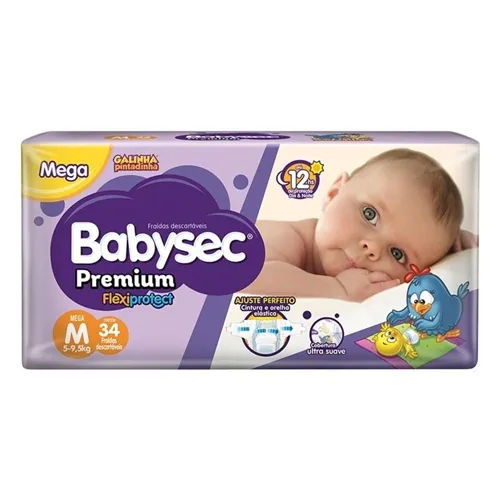 BABYSEC PREMIUM FA DE M GP M x 34 - MELHORAMENTOS