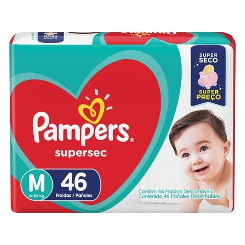 PAMPERS FR SUPERS M x 46 - PROCTER GAMBLE