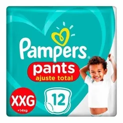 Fralda Pampers Confort Sec Pants XXG, 12 unidades