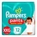 Fralda Pampers Confort Sec Pants XXG, 12 unidades