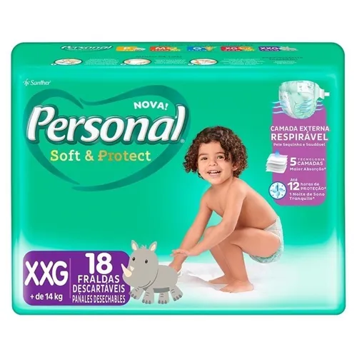 PERSONAL SOFT&PROT FR DE J TXXG x 18 - SANTHER