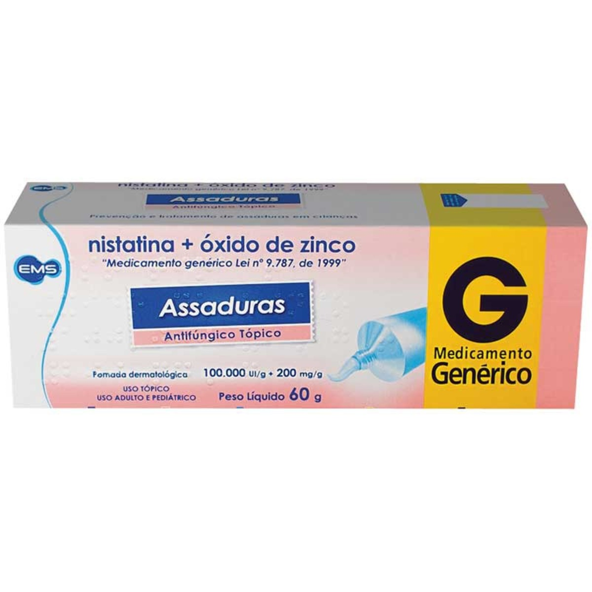 Mykoderm Onguent Nystatine + Oxyde De Zinc 100g - PZN01541382 - Neuf