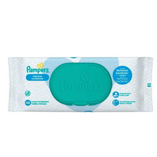 Lenço Umedecido Pampers Limpeza Delicada c/48