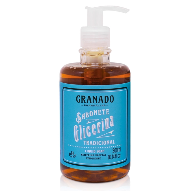 Granado Sab Li Tradi 300ml X 1 Granado Sabonete Granado Glicerina Tradicional Líquido 8936