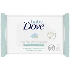 Lenço Umedecido Baby Dove Hidratação Sensível c/50
