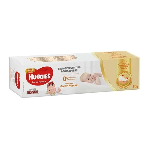Creme Preventivo de Assaduras Huggies Puro e Natural 80g