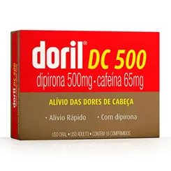 Doril DC 500 500mg + 65mg, caixa com 16 comprimidos