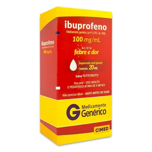 IBUPROFENO MG GOT TUTI FRU 100MG 20ML x 1 /ML - CIMED