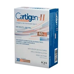 Cartigen II 40mg, caixa com 30 comprimidos