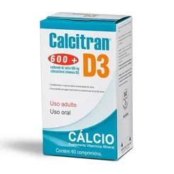Calcitran D3 caixa com 60 comprimidos