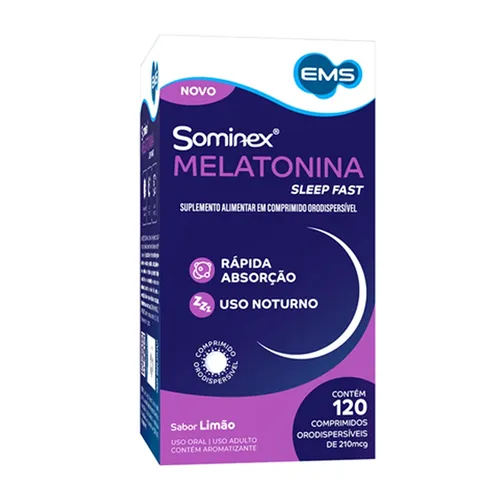 SOMINEX MELATON SAB LIMAO C/ 120