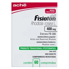 Fisioton 400mg, caixa contendo 60 comprimidos revestidos