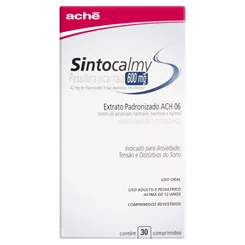 Sintocalmy 600mg, caixa com 30 comprimidos revestidos