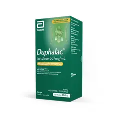 Duphalac 667mg/mL, caixa contendo 1 frasco com 200mL de xarope + 1 copo medidor