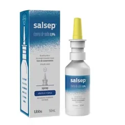 Salsep 9mg/mL, caixa com 1 frasco spray com 50mL de solução de uso nasal