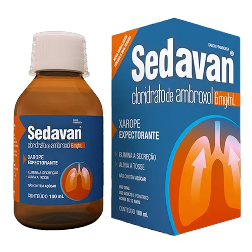Sedavan 6mg/mL, frasco com 100mL de xarope, adulto