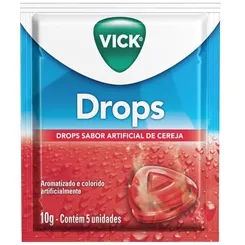 Vick Pastilhas Cereja, 5 Unidades