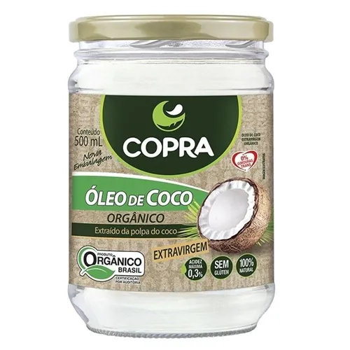OLEO COCO LIQ ORGANICO 500ML x 1 - COPRA IND ALIMENTI