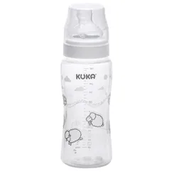 Mamadeira Kuka Premium Color 6+ meses, 330mL, branco
