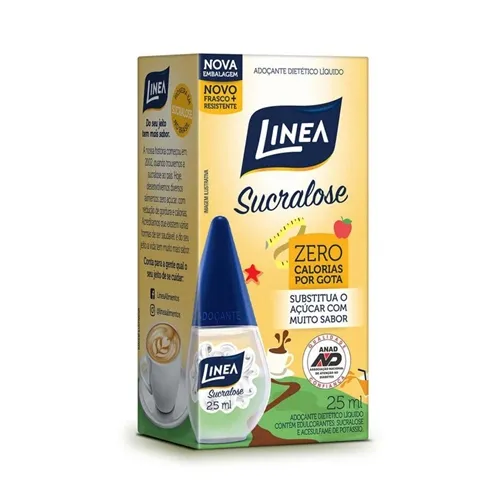 Adoçante Linea Sucralose líquido, 25mL
