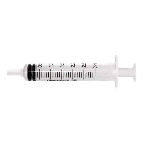 Seringa Descartável Descarpack Bico Luer Slip sem agulha, 3mL